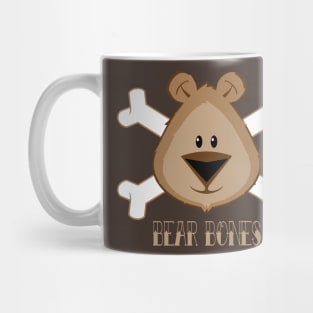 Bear Bones (text) Mug